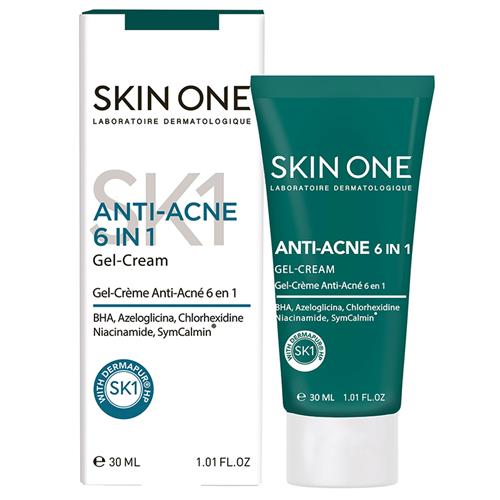 ژل کرم ضد جوش 6 در 1 اسکین وان 30 میل