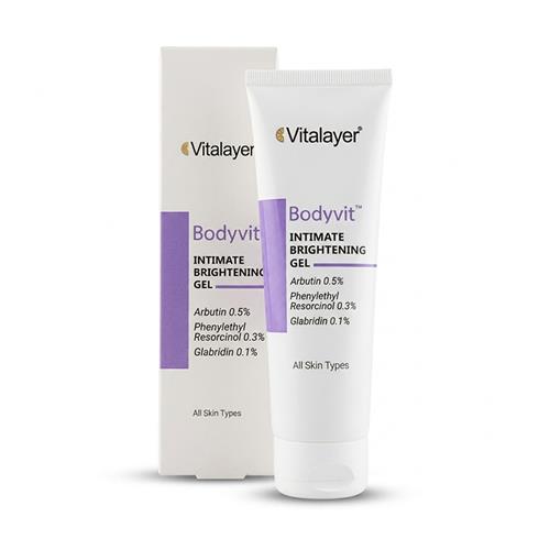 ژل روشن کننده نواحی حساس ویتالایر مدل Bodyvit حجم 150 میل