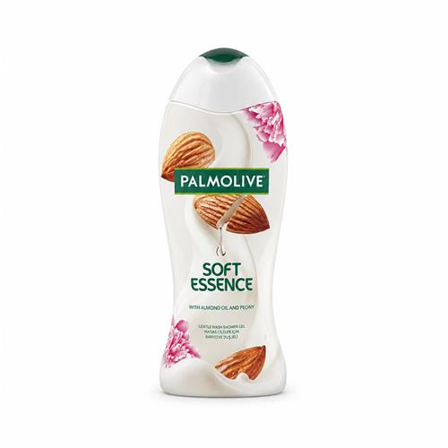 ژل شستشو بدن بادام پالمولیو مدل Soft Essence حجم 500 میل 