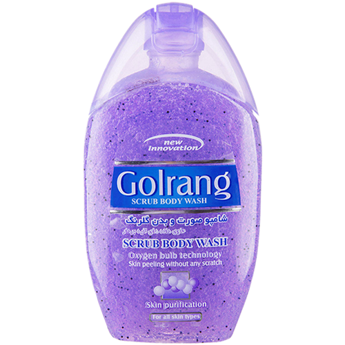 شامپو صورت و بدن گلرنگ حاوی دانه های لایه بردار حجم 280 گرمی