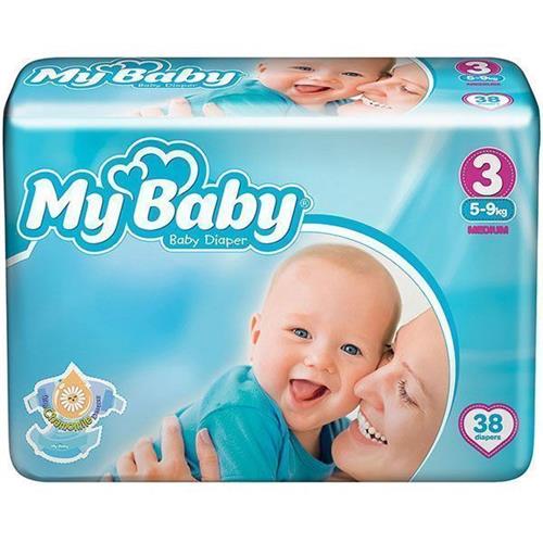 پوشک بچه مای بیبی سایز 3  