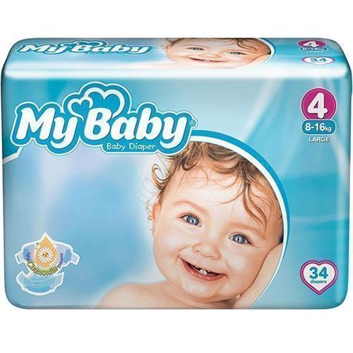 پوشک بچه مای بیبی سایز 4