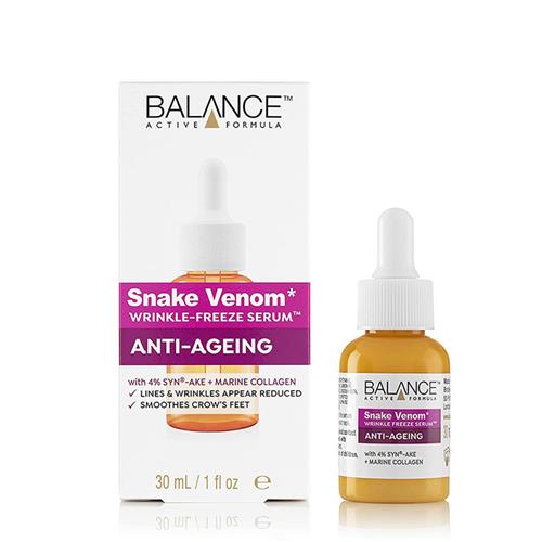 سرم پوست ضد چروک قوی سم مار  بالانس 30 میل 