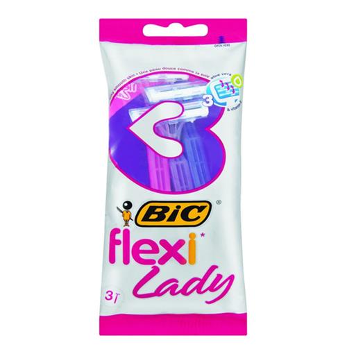 خودتراش 3 لبه فلکسی زنانه بیک 3 عددی