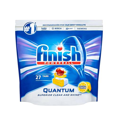 قرص ماشین ظرفشویی فینیش کوانتوم 27عددی با رایحه لیمو