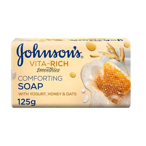 صابون بچه جانسون با رایحه شیر و عسل(125 گرم)