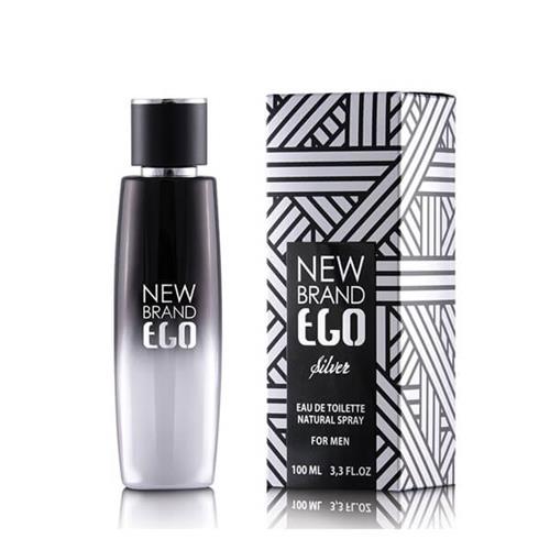 عطر مردانه نیو برند مدل Ego Silver حجم 100 میل