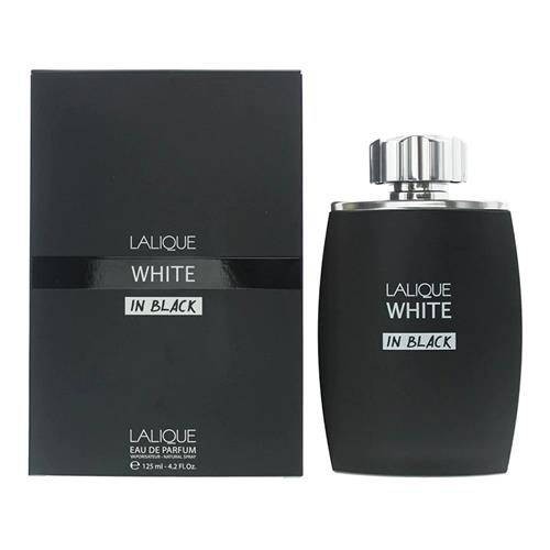 ادکلن مردانه ادو پرفیوم لالیک مدل White in Black حجم 125 میل