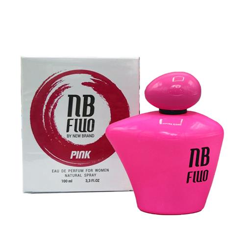 ادوپرفیوم زنانه نیو برند سری NB  مدل Fluo Pink حجم 100 میل