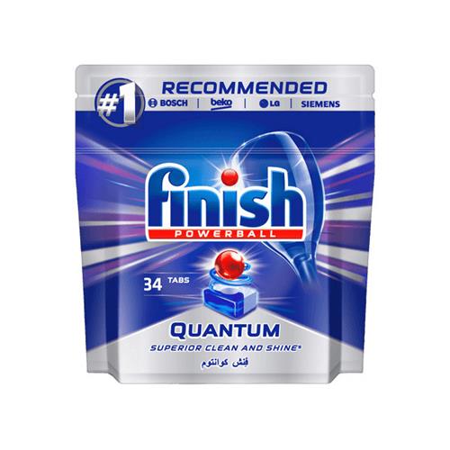 قرص ماشین ظرفشویی Finish مدل کوانتوم بسته 34 عددی