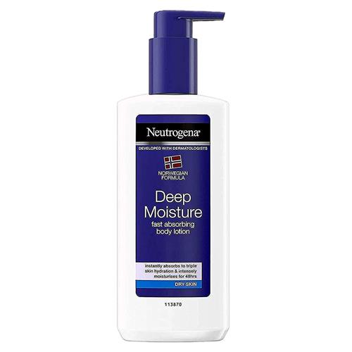 لوسیون بدن نوتروژینا مدل Deep Moisture حجم 400 میل