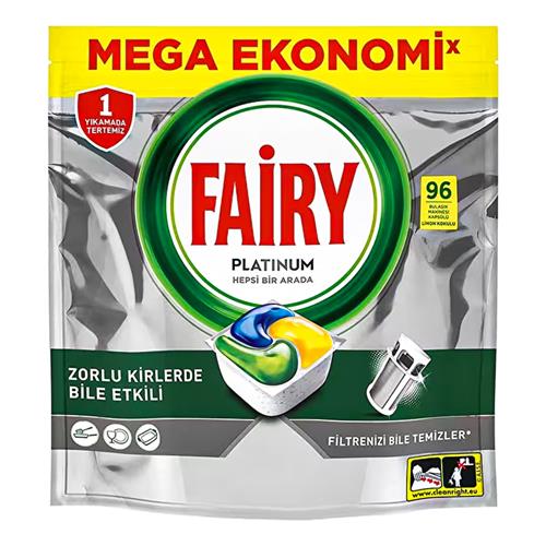 قرص ماشین ظرفشویی Fairy مدل پلاتینیوم بسته 96 عددی