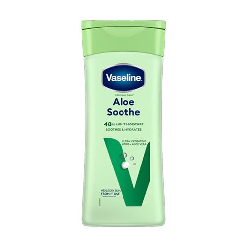 لوسیون بدن وازلین مدل Aloe Soothe حجم 200 میل