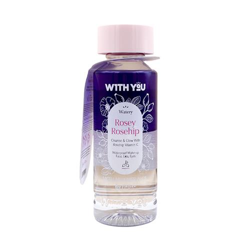 پاک کننده 2فاز پاک کننده آرایش ویت یو Watery Rosey Rosehip حجم 200 میل