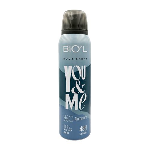 اسپری بدن مردانه بیول مدل You & Me حجم 150 میل