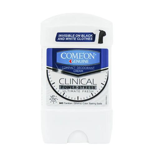 مام ضدتعریق کرمی مردانه کامان سری Clinical مدل Power Stress حجم 40 میل