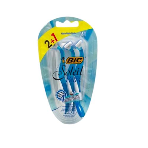 تیغ اصلاح 4 لبه بیک مدل Soleil Bella بسته سه عددی