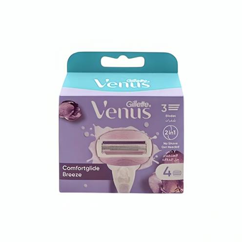 تیغ یدک 4 عددی ونوس مدل Comfortglide Breeze