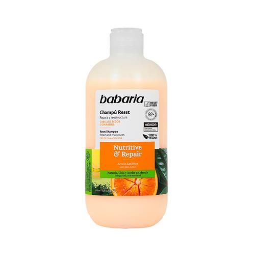 شامپو ترمیم کننده موی خشک باباریا مدل Nutritive & Repair حجم 500 میل