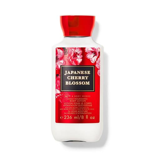 لوسیون بدن بث اند بادی وورکس مدل Japanese Cherry Blossom حجم 236 میل